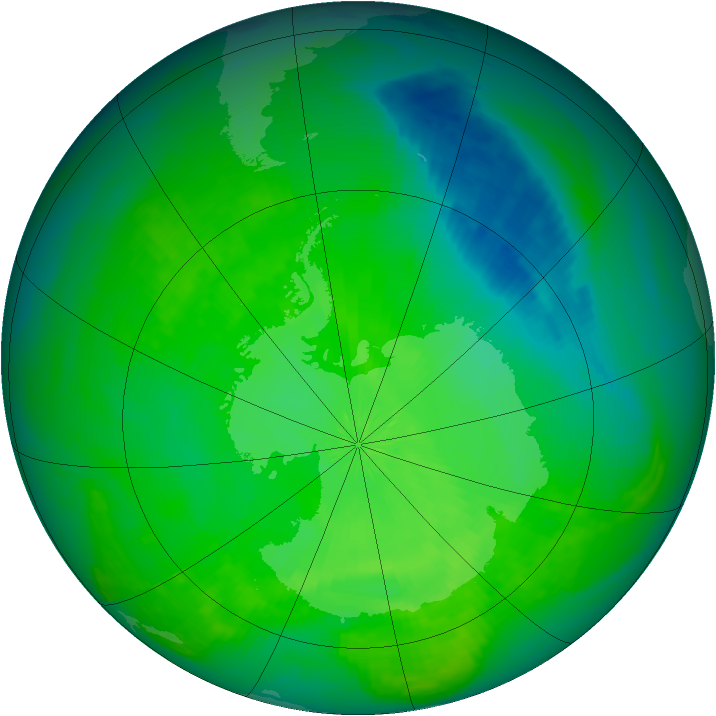 Ozone Map 2002-11-11
